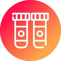 Test Tube Creative Icon Design vector