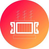 Power Transformer Creative Icon Design vector