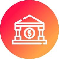 diseño de icono creativo de banco vector