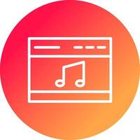 Music Creative Icon Design vector