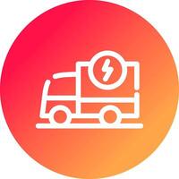 Van Service Creative Icon Design vector