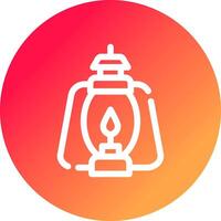 Lantern Creative Icon Design vector