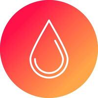 Water Drop Creative Icon Design vector