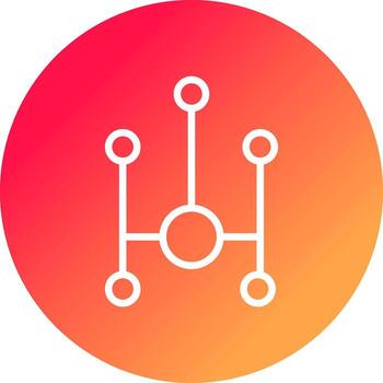 Link Creative Icon Design vector