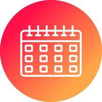 Calendar Creative Icon Design vector