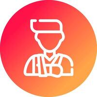 Injury Creative Icon Design vector