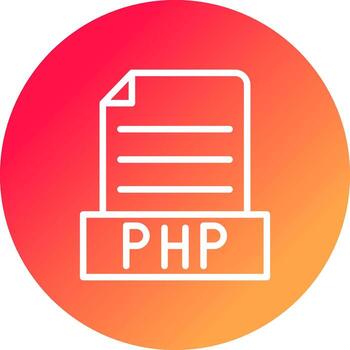 Php Creative Icon Design vector