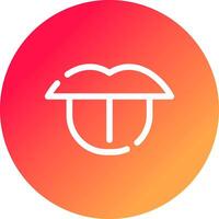 Tongue Creative Icon Design vector