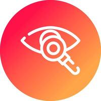 Eye Test Creative Icon Design vector