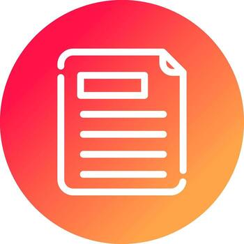 Document Creative Icon Design vector