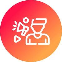 Advertising Creative Icon Design vector