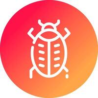 Bug Creative Icon Design vector