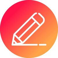 Pencil Creative Icon Design vector