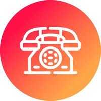 Telephone Creative Icon Design vector