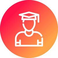 Graduate Creative Icon Design vector