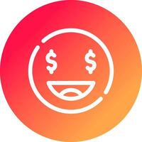 Greedy Creative Icon Design vector