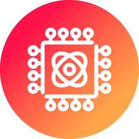 Quantum Technology Creative Icon Design vector