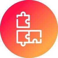Puzzle Creative Icon Design vector