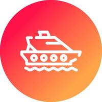 Ship Creative Icon Design vector