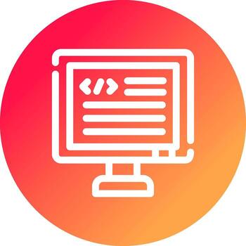Code Creative Icon Design vector