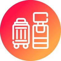 Self Check In Creative Icon Design vector