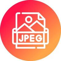 Jpeg Creative Icon Design vector