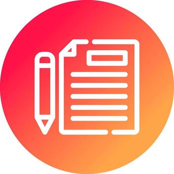 Script Creative Icon Design vector