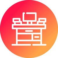 Desk Creative Icon Design vector