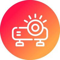 Projector Creative Icon Design vector