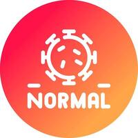 New Normal Creative Icon Design vector