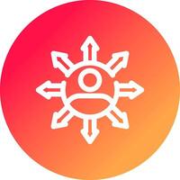 Influence Creative Icon Design vector
