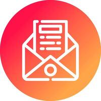 Mail Creative Icon Design vector