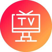 diseño de icono creativo de tv vector