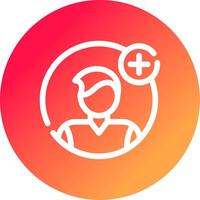 Create an Account Creative Icon Design vector