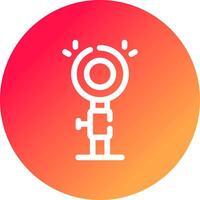Light Creative Icon Design vector