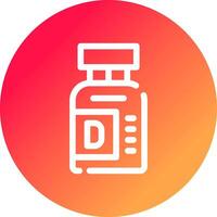 Vitamins Creative Icon Design vector