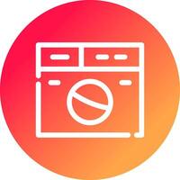 Laundry Creative Icon Design vector