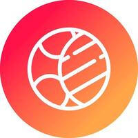 Waxing Moon Creative Icon Design vector
