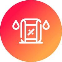 Humidity Sensor Creative Icon Design vector