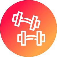 Workout Creative Icon Design vector