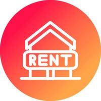 Rent Creative Icon Design vector