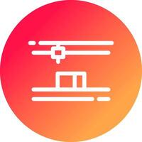 3D Printing Creative Icon Design vector