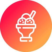 Dessert Creative Icon Design vector