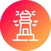 Lighthouse Creative Icon Design vector