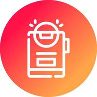 Light Creative Icon Design vector