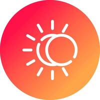 Eclipse Creative Icon Design vector
