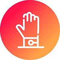 Glove Creative Icon Design vector