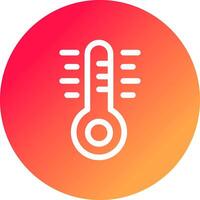 Thermometer Creative Icon Design vector