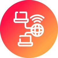 Internet Of Things Creative Icon Design vector