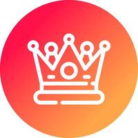 Crown Creative Icon Design vector